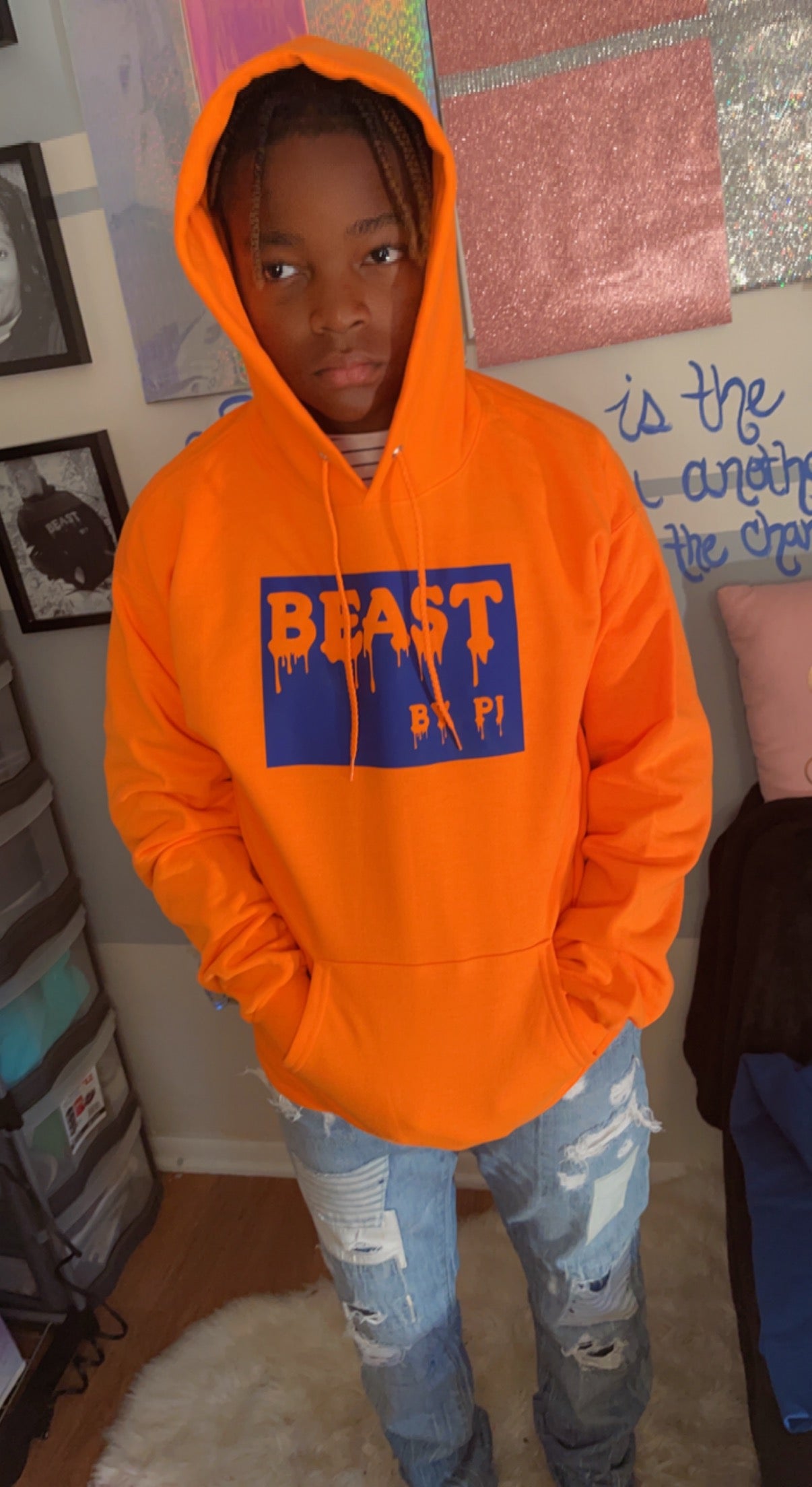 B.E.A.S.T. By Pj Men’s Pull Over Hoodie